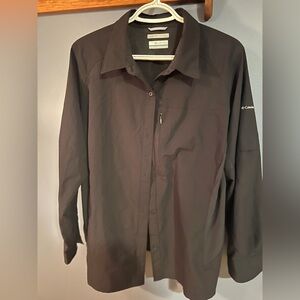 Columbia Button Up Top Long Sleeve 1X